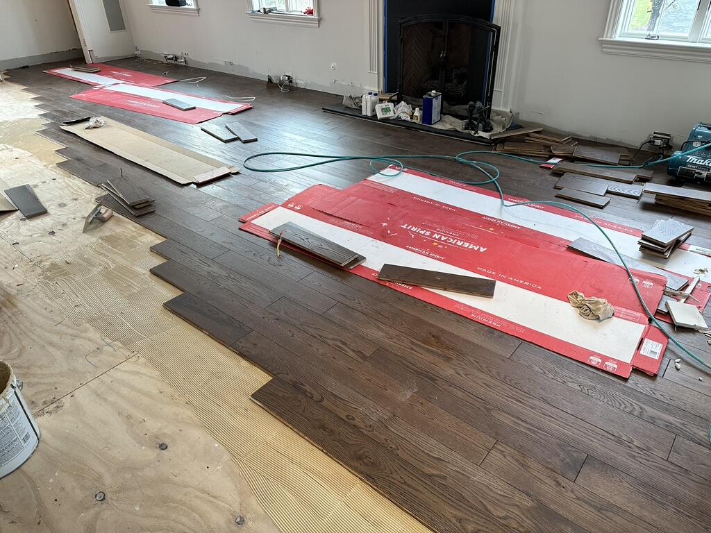 Pre-Finished Hardwood Floor Install — Hopewell Junction, NY